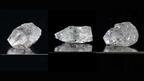 203-carat, 116-carat, and 42-carat diamond 