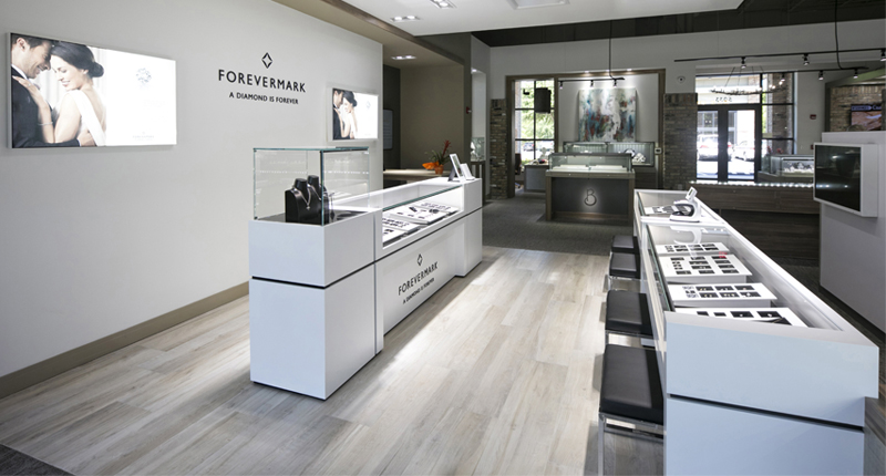This is the Forevermark interactive zone of the store. This is the Forevermark interactive zone of the store.