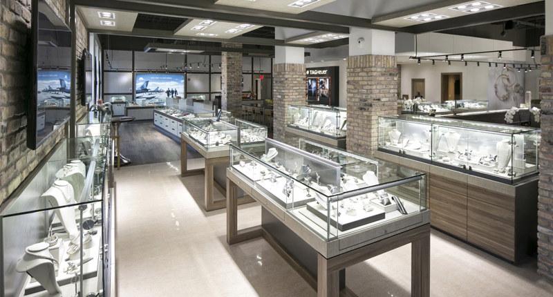 Another interior shot of Beré Jewelers’ new Penscaola flagship Another interior shot of Beré Jewelers’ new Penscaola flagship