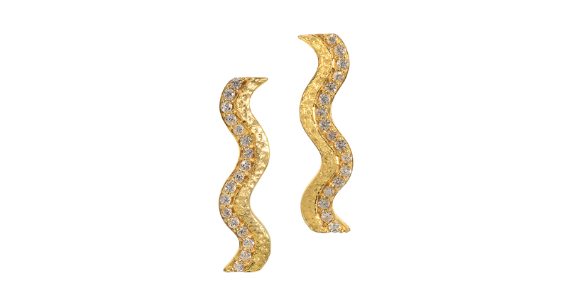 A pair of earrings from the collection A pair of earrings from the collection