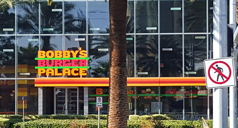 Chef Bobby Flay’s burger restaurant serves American classics, including French fries and milkshakes. Chef Bobby Flay’s burger restaurant serves American classics, including French fries and milkshakes.