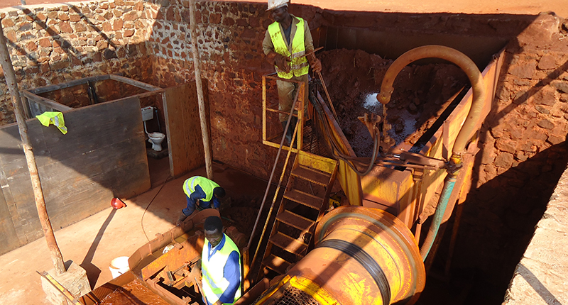 As part of its efforts to track the stones it uses from mine to market, Columbia Gem House has exclusive agreements with many mines, including a mine in Malawi that produces ruby, seen here. As part of its efforts to track the stones it uses from mine to market, Columbia Gem House has exclusive agreements with many mines, including a mine in Malawi that produces ruby, seen here.