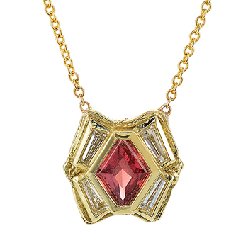 Susan Wheeler Designs’ sapphire, diamond and 18-karat Fairmined gold necklace Susan Wheeler Designs’ sapphire, diamond and 18-karat Fairmined gold necklace