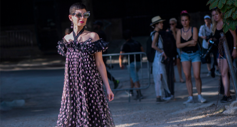 Lauren Kulchinsky Levinson pictured in Giambattista Valli at the Autumn/Winter 2018 Haute Couture shows in Paris (image courtesy of TheStreetVibe) Lauren Kulchinsky Levinson pictured in Giambattista Valli at the Autumn/Winter 2018 Haute Couture shows in Paris (image courtesy of TheStreetVibe)