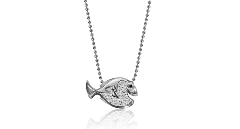 A sterling silver Dory-inspired pendant A sterling silver Dory-inspired pendant