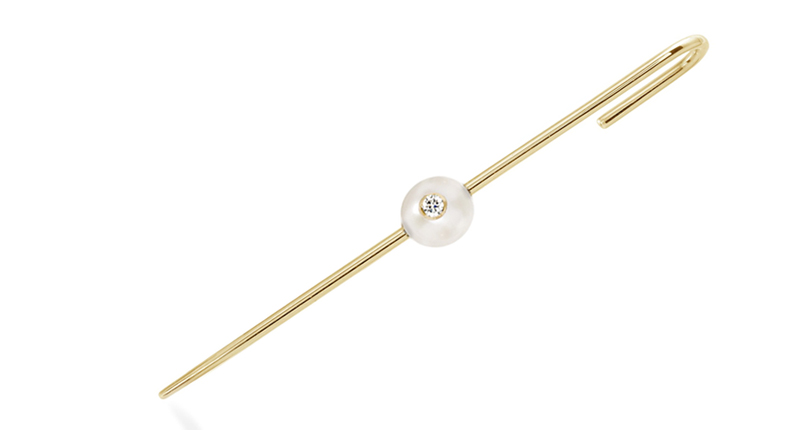 <a href="https://katkimfinejewelry.com/shop/floating-pearl-ear-pin" target="_blank" rel="noopener noreferrer">KatKim</a> floating pearl ear pin in 18-karat yellow gold with 6 mm cultured pearl embellished with a diamond ($720) <a href="https://katkimfinejewelry.com/shop/floating-pearl-ear-pin" target="_blank" rel="noopener noreferrer">KatKim</a> floating pearl ear pin in 18-karat yellow gold with 6 mm cultured pearl embellished with a diamond ($720)