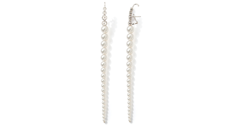 <p>Mizuki Privé 18-karat white gold earrings with Japanese Akoya pearls and rose-cut diamonds ($19,900)</p> <p>Mizuki Privé 18-karat white gold earrings with Japanese Akoya pearls and rose-cut diamonds ($19,900)</p>