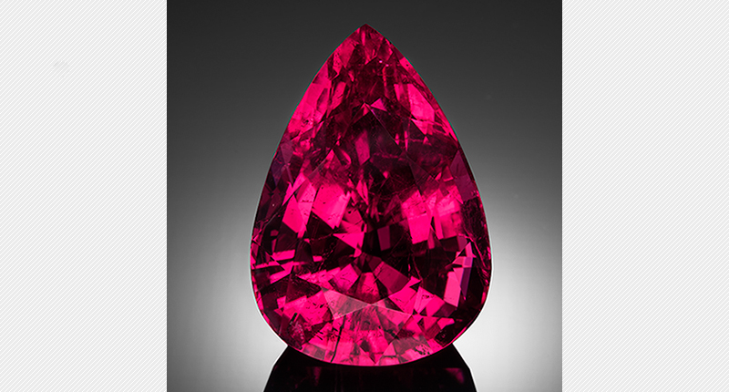 The “true distinguishing feature” of this 116.83-carat rubellite is its color, Bonhams said--it has a deep, hot reddish pink hue that appears without any evidence of brown modifying colors, as is prevalent with many tourmalines from Africa. It could sell for as much as $120,000.  The “true distinguishing feature” of this 116.83-carat rubellite is its color, Bonhams said--it has a deep, hot reddish pink hue that appears without any evidence of brown modifying colors, as is prevalent with many tourmalines from Africa. It could sell for as much as $120,000.