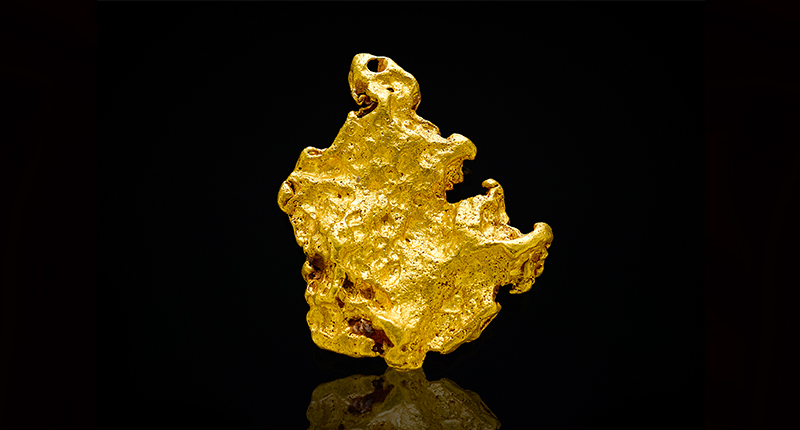 This gold nugget from Australia weighs 24.5 ounces and has smoothed surfaces, revealing its “water-worn past.” It’s rare for a piece this size to have survived the smelting process, Bonhams said, and could garner as much as $60,000. This gold nugget from Australia weighs 24.5 ounces and has smoothed surfaces, revealing its “water-worn past.” It’s rare for a piece this size to have survived the smelting process, Bonhams said, and could garner as much as $60,000.