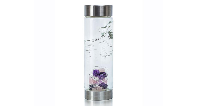 Gemstones don’t have to be worn. Health and gemstone enthusiasts will love this Gem-Water wellness water bottle with a gem blend of amethyst, rose quartz and clear quartz ($78). <br /><a href="https://www.gem-water.com/" target="_blank">Gem-Water.com</a>