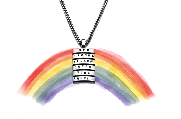 This “Rainbow Freedom” pendant by Efva Attling is made in sterling silver ($235). Thirty percent of all sales go to the <a href="http://www.hmi.org/" target="_blank"><span style="color: rgb(255, 0, 0);">Hetrick Martin Institute</span></a>, which provides services and assistance to LGBT youth. <a href="http://www.efvaattling.com/" target="_blank"><span style="color: rgb(255, 0, 0);">efvaattling.com</span></a> This “Rainbow Freedom” pendant by Efva Attling is made in sterling silver ($235). Thirty percent of all sales go to the <a href="http://www.hmi.org/" target="_blank"><span style="color: rgb(255, 0, 0);">Hetrick Martin Institute</span></a>, which provides services and assistance to LGBT youth. <a href="http://www.efvaattling.com/" target="_blank"><span style="color: rgb(255, 0, 0);">efvaattling.com</span></a>