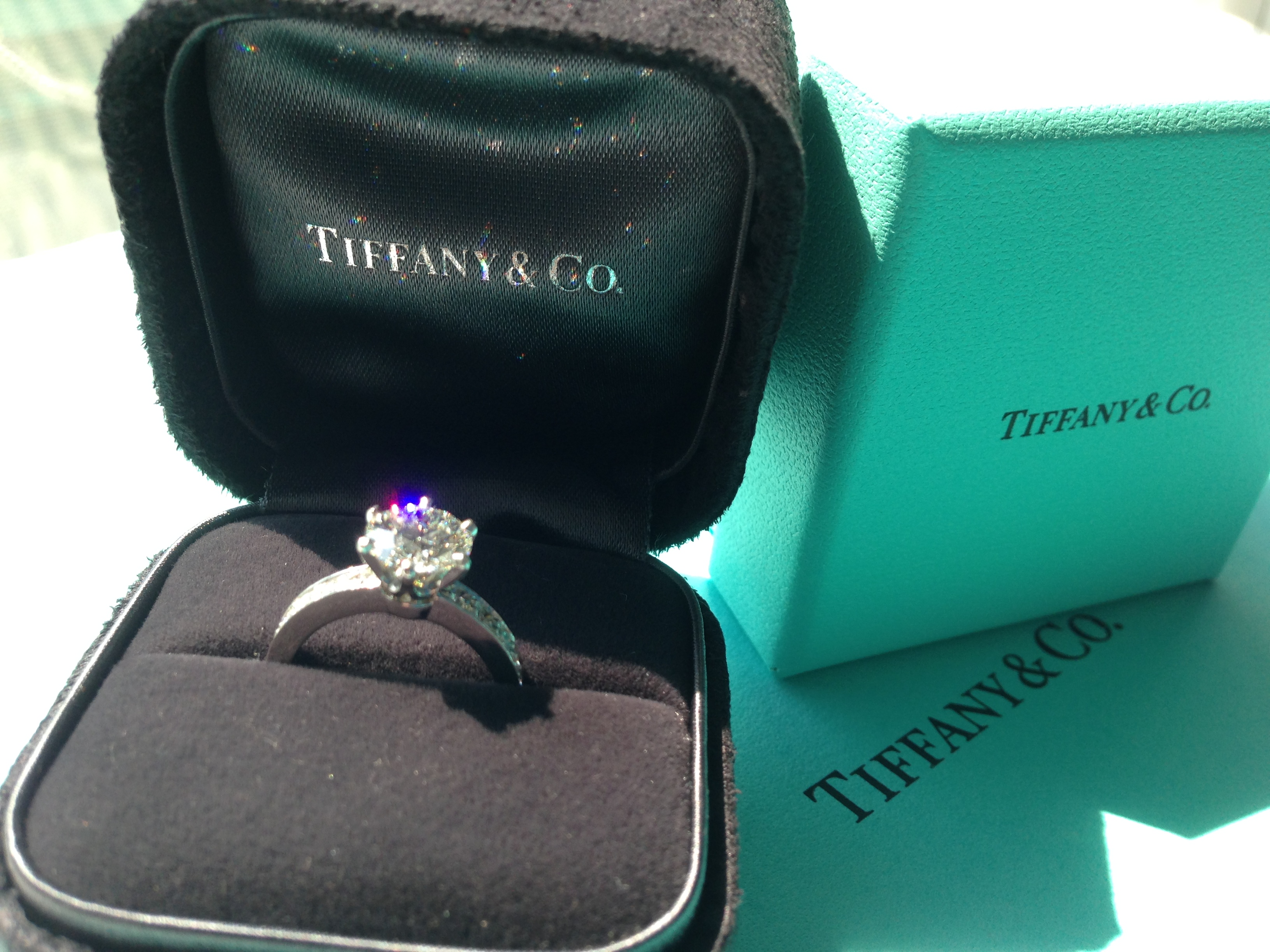 pre owned tiffany engagement rings for sale