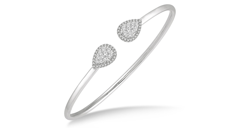 <a href="http://www.ashidiamonds.com" target="_blank" rel="noopener">Ashi Diamonds</a> 14-karat white gold cuff with diamonds ($2,225)