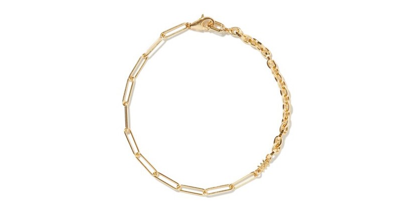 <p><a href="https://www.milamorejewelry.com" target="_blank" rel="noopener">Milamore</a> “Duo Chain IX Bracelet” in 18-karat gold ($1,400) </p> <p><a href="https://www.milamorejewelry.com" target="_blank" rel="noopener">Milamore</a> “Duo Chain IX Bracelet” in 18-karat gold ($1,400) </p>