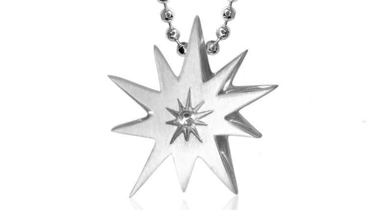 The “Powerburst” style in sterling silver The “Powerburst” style in sterling silver