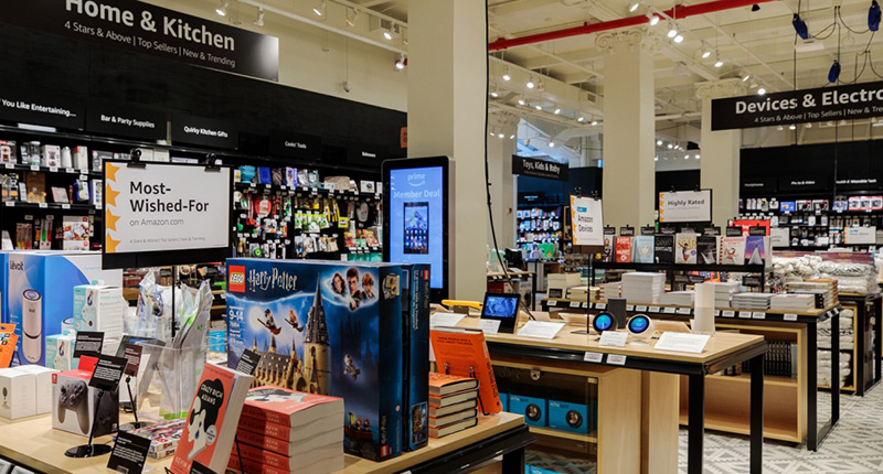 In addition to dominating online sales, Amazon.com Inc. (No. 6 on the 2018 list of $100 Million Supersellers) has been expanding its retail footprint as well. This is a shot of “Amazon 4-Star,” its new store in New York City’ SoHo neighborhood that carries only best-selling products. In addition to dominating online sales, Amazon.com Inc. (No. 6 on the 2018 list of $100 Million Supersellers) has been expanding its retail footprint as well. This is a shot of “Amazon 4-Star,” its new store in New York City’ SoHo neighborhood that carries only best-selling products.