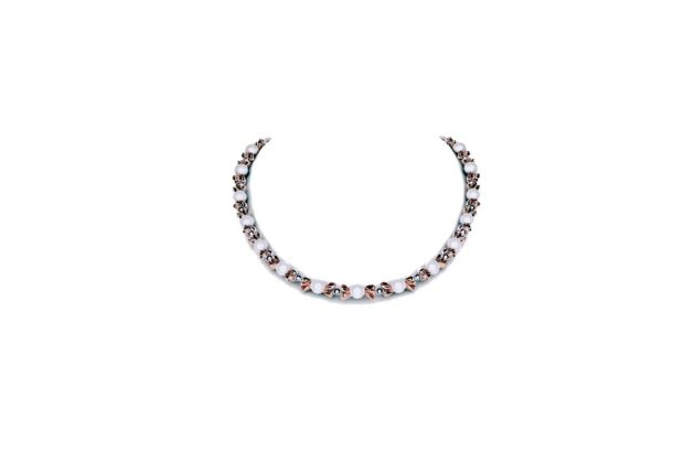 The “Candies” necklace from Ting-Ju Lin of Taipei was honored with the Visionary Award, given to the design that redefines the iconic pearl strand and shifts the perception of cultured pearls for today’s consumer. The “Candies” necklace from Ting-Ju Lin of Taipei was honored with the Visionary Award, given to the design that redefines the iconic pearl strand and shifts the perception of cultured pearls for today’s consumer.