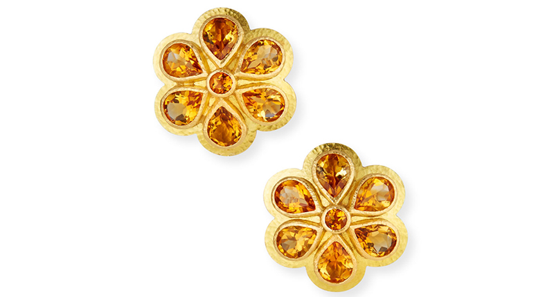 <a href="http://www.elizabethlocke.com" target="_blank" rel="noopener">Elizabeth Locke</a> 19-karat gold citrine Daisy earrings ($4,925) <a href="http://www.elizabethlocke.com" target="_blank" rel="noopener">Elizabeth Locke</a> 19-karat gold citrine Daisy earrings ($4,925)