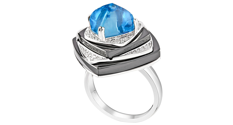 <a href="http://www.ananya.com" target="_blank" rel="noopener">Ananya Nazar</a> layered ring with blue topaz and diamonds ($5,260) <a href="http://www.ananya.com" target="_blank" rel="noopener">Ananya Nazar</a> layered ring with blue topaz and diamonds ($5,260)