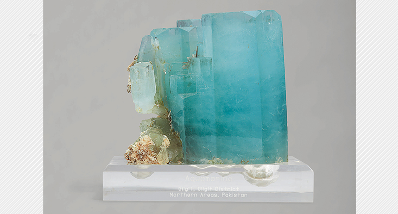 This fine aquamarine on matrix is from the Gilgit District of northern Pakistan. Its current bid of $7,500 is already above its pre-sale high estimate of $6,000. This fine aquamarine on matrix is from the Gilgit District of northern Pakistan. Its current bid of $7,500 is already above its pre-sale high estimate of $6,000.