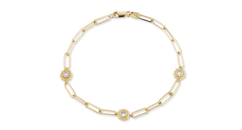 <p><a href="https://www.anakatarina.com/shop-all/california-dreaming-necklace-x89gb" target="_blank" rel="noopener">AnaKatarina Fine Jewelry</a> 18-karat gold California Dreaming Bracelet ($2,750) </p>