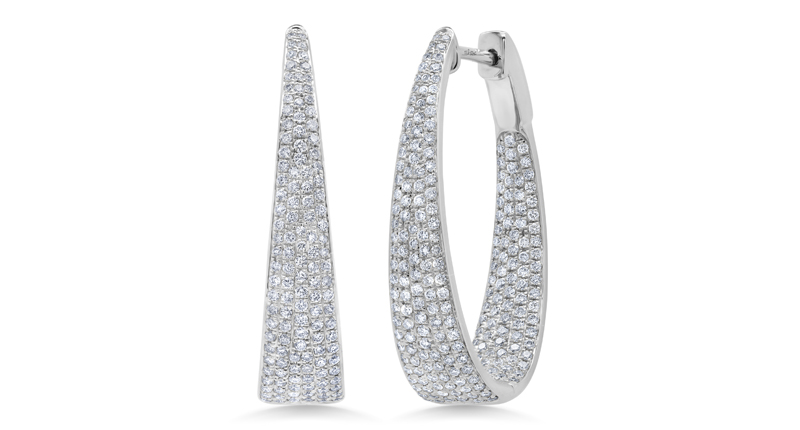 <a href="http://shycreation.com/" target="_blank" rel="noopener noreferrer">Shy Creation</a> diamond pavé Modern Hoop in 14-karat white gold with 1.73 carats of white diamonds ($4,000) <a href="http://shycreation.com/" target="_blank" rel="noopener noreferrer">Shy Creation</a> diamond pavé Modern Hoop in 14-karat white gold with 1.73 carats of white diamonds ($4,000)