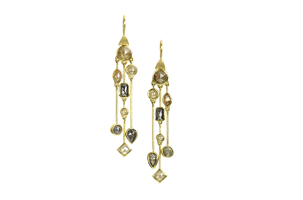 Todd Reed is swinging with these 18-karat yellow gold, fancy-cut and rose-cut diamond earrings ($15,730). <a href="http://toddreed.com/" target="_blank"><span style="color: rgb(255, 0, 0);">toddreed.com</span></a> Todd Reed is swinging with these 18-karat yellow gold, fancy-cut and rose-cut diamond earrings ($15,730). <a href="http://toddreed.com/" target="_blank"><span style="color: rgb(255, 0, 0);">toddreed.com</span></a>