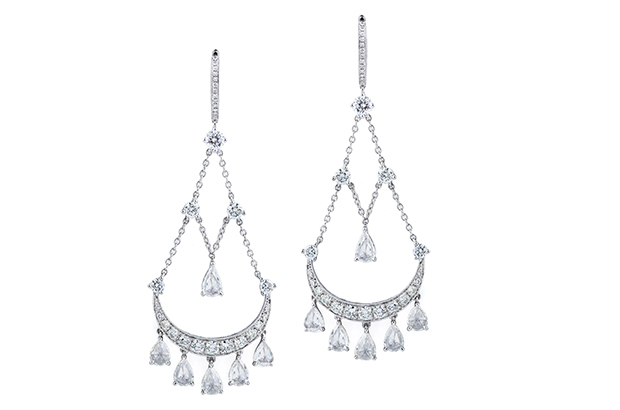 From Supreme Jewelry, 18-karat white gold earrings with a total of 7.63 carats of rose-cut and round diamonds ($28,193) <a target="_blank" href="http://www.supremejewelry.com/"><span style="color: #ff0000;">supremejewelry.com</span></a> From Supreme Jewelry, 18-karat white gold earrings with a total of 7.63 carats of rose-cut and round diamonds ($28,193) <a target="_blank" href="http://www.supremejewelry.com/"><span style="color: #ff0000;">supremejewelry.com</span></a>