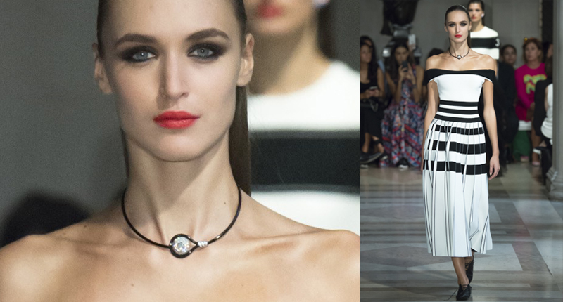 Belperron pictured on a Carolina Herrera runway look Belperron pictured on a Carolina Herrera runway look
