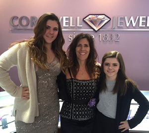 Kris Cornwell in her jewelry store with daughters Ava (left) and HaydenFirst, the business has changed. Kris Cornwell in her jewelry store with daughters Ava (left) and HaydenFirst, the business has changed.
