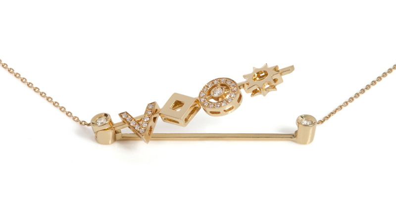 Charms from the Diamond Digits collection can be taken off, added to, or rearranged on the necklace, for full customization possibilities. Charms from the Diamond Digits collection can be taken off, added to, or rearranged on the necklace, for full customization possibilities.