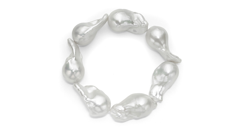 <p><a href="https://www.jeanjoaillerie.com/collections/lumi-re-collection/products/le-croisette-white-baroque-pearl-stretch-bracelet" target="_blank" rel="noopener">Jean Joaillerie </a>“Le Croisette” white baroque pearl stretch bracelet ($690) </p> <p><a href="https://www.jeanjoaillerie.com/collections/lumi-re-collection/products/le-croisette-white-baroque-pearl-stretch-bracelet" target="_blank" rel="noopener">Jean Joaillerie </a>“Le Croisette” white baroque pearl stretch bracelet ($690) </p>