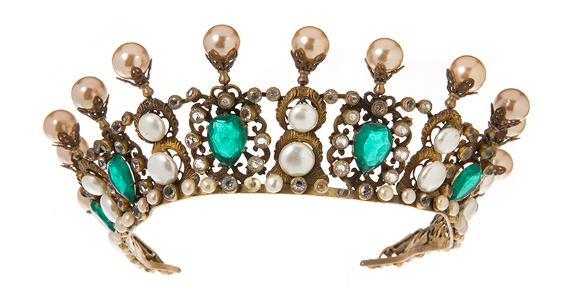Actress Loretta Young wore this tiara in the 1938 film “Suez,” about the construction of the Suez Canal in Egypt. Actress Loretta Young wore this tiara in the 1938 film “Suez,” about the construction of the Suez Canal in Egypt.
