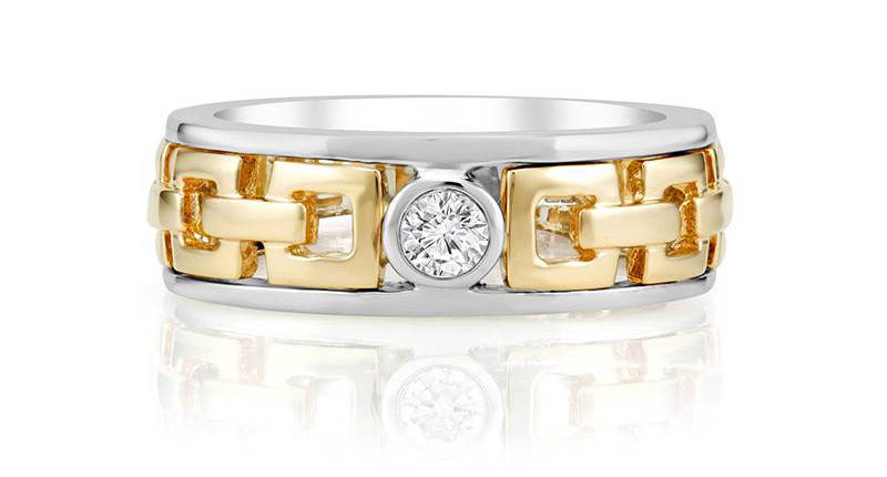 <a href="https://www.effyjewelry.com" target="_blank" rel="noopener">Effy Jewelry</a> diamond ring set in 14-karat white and yellow gold ($2,275)
