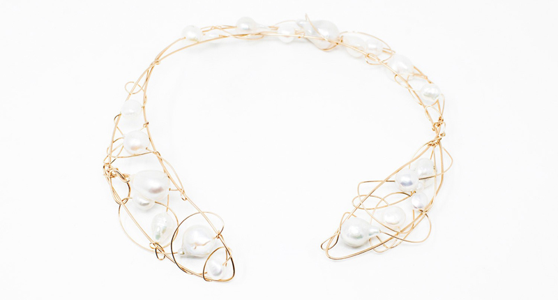 <p><a href="http://www.marymacgill.com" target="_blank" rel="noopener">Mary MacGill</a> woven pearl collar and gold-filled wire necklace ($925) </p> <p><a href="http://www.marymacgill.com" target="_blank" rel="noopener">Mary MacGill</a> woven pearl collar and gold-filled wire necklace ($925) </p>