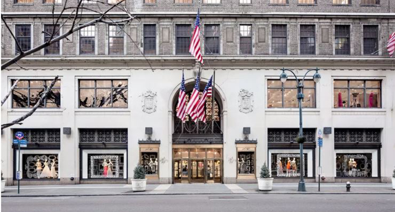 The former Lord & Taylor flagship store on New York’s Fifth Avenue, which was sold in 2018 to WeWork. Amazon bought the space last month. The former Lord & Taylor flagship store on New York’s Fifth Avenue, which was sold in 2018 to WeWork. Amazon bought the space last month.