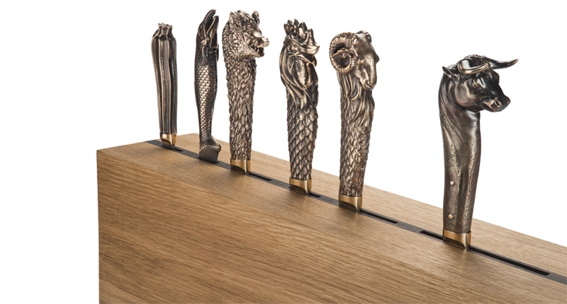 This incredible set of “Beast” knives, however, will set a buyer back $30,000.  This incredible set of “Beast” knives, however, will set a buyer back $30,000.