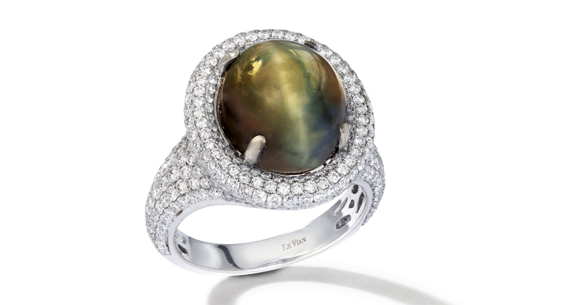 <p><a href="http://www.levian.com" target="_blank" rel="noopener">Le Vian</a> 10-carat cat’s eye Alexandrite ring with diamonds set in 18-karat gold (Price Upon Request) </p> <p><a href="http://www.levian.com" target="_blank" rel="noopener">Le Vian</a> 10-carat cat’s eye Alexandrite ring with diamonds set in 18-karat gold (Price Upon Request) </p>