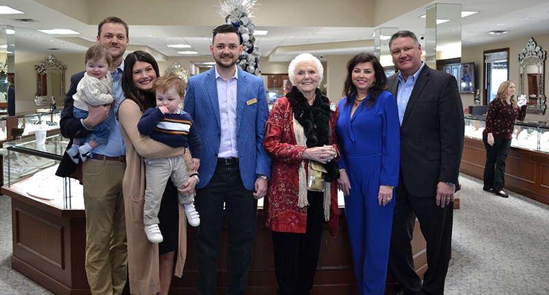 Pictured from left to right: William Jones (holding their youngest son), Dawn Jones (holding their elder son), Wyatt Jones, Sissy Jones, Sharri Jones and Bill Jones. Pictured from left to right: William Jones (holding their youngest son), Dawn Jones (holding their elder son), Wyatt Jones, Sissy Jones, Sharri Jones and Bill Jones.