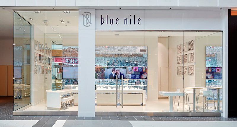 Online retailer Blue Nile opened its first “webroom” at the Roosevelt Field mall in Garden City, N.Y. in June 2015. It is slated to have a total of five brick-and-mortar locations by the end of 2016.