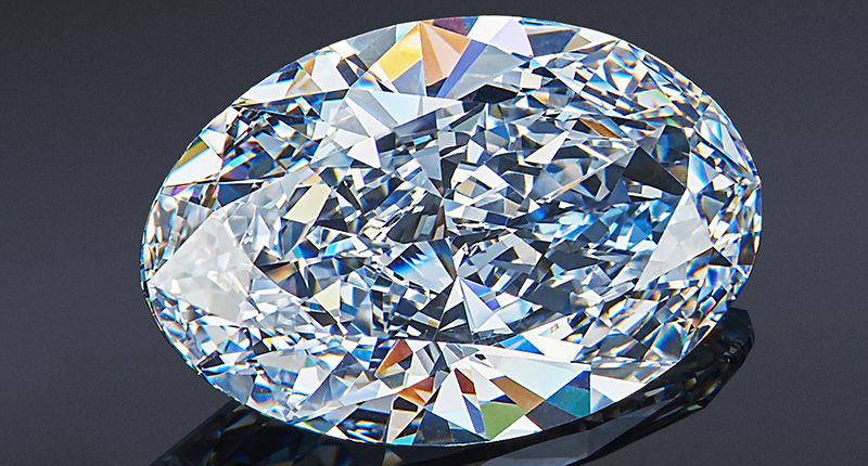 The Orlovs diamond, a 5.05-carat oval