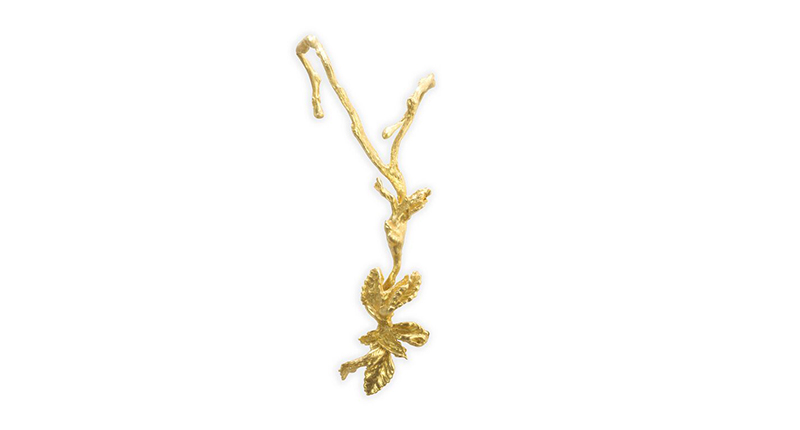 “A Tree Grows” ear climber in 18-karat gold ($950)