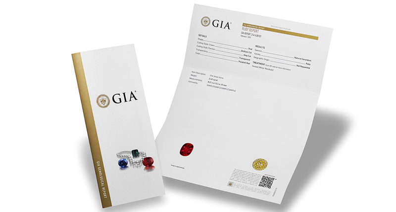 A Colored Stone Identification Report from the Gemological Institute of America A Colored Stone Identification Report from the Gemological Institute of America
