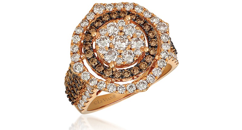 Le Vian Chocolate and Nude diamond ring ($6,498)