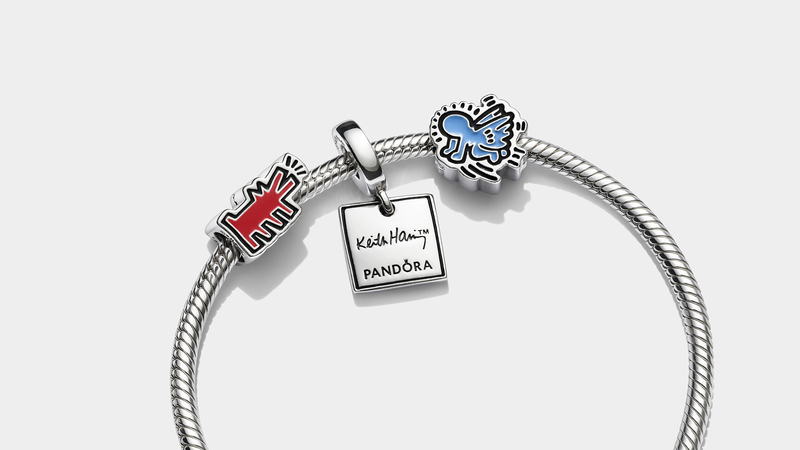 The Keith Haring-inspired jewelry will only be available online and in stores from Sept. 29 to Nov. 29.
