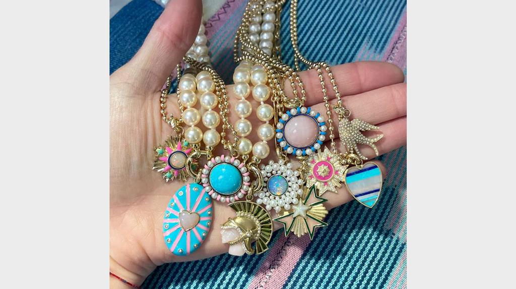National Jeweler’s “Piece of the Week” charm is pictured at far left among a smattering of other bright enamel and gemstone charms from Storrow. National Jeweler’s “Piece of the Week” charm is pictured at far left among a smattering of other bright enamel and gemstone charms from Storrow.