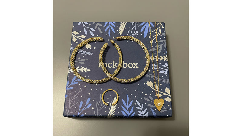 Once again, Rocksbox sent my jewelry in very cute packaging.