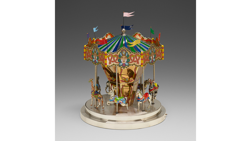 The carousel sold for $40,000.