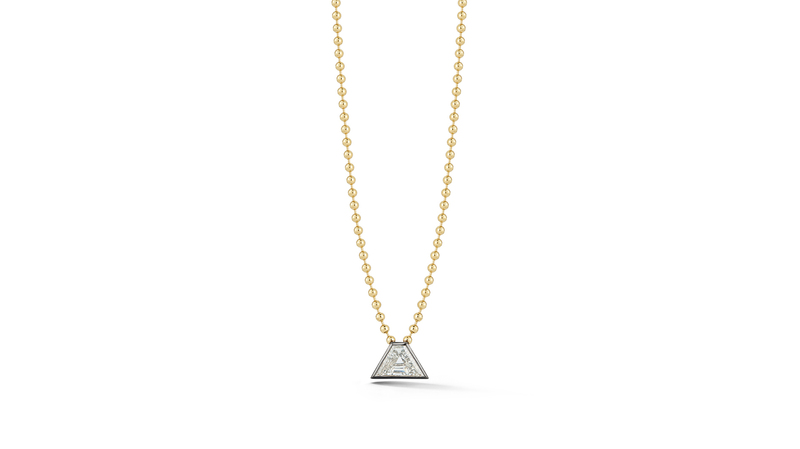<a href="https://www.jemmawynne.com/" target="_blank">Jemma Wynne</a> 18-karat yellow gold “Connexion Trapezoid” diamond necklace (Price Upon Request)