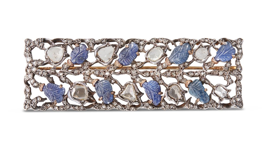 The circa 1940s “Non ti scordar di me” brooch The circa 1940s “Non ti scordar di me” brooch
